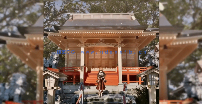 Blender与UE5制作日式神社三渲二角色场景动画视频教程 (图2)