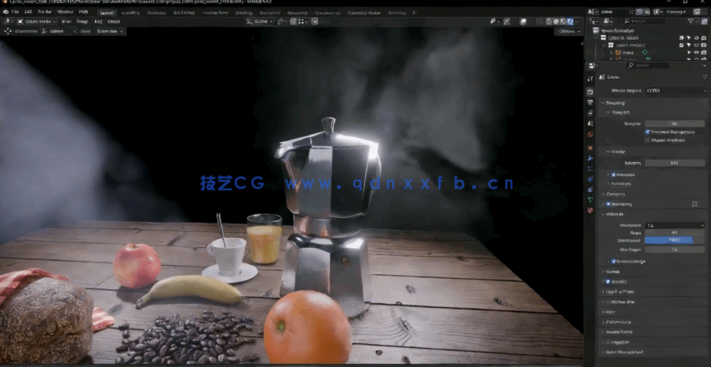 Blender早餐场景零基础实战制作全流程视频教程(图2)