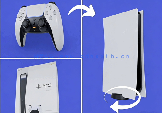 Blender索尼PS5游戏机丝滑过渡动画制作视频教程(图5)