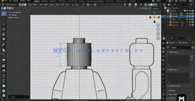 Blender 3D建模从入门到精通技术训练视频教程(图5)