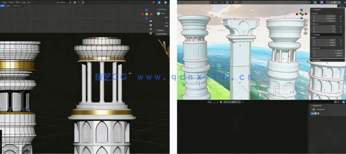 Blender《原神》奇幻游戏场景制作全流程视频教程(图2)