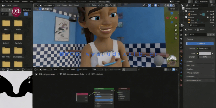 Blender 3D角色建模动画短片制作全流程视频教程(图4)