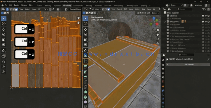 Blender中UV展开与纹理映射核心技术训练视频教程 (图3)