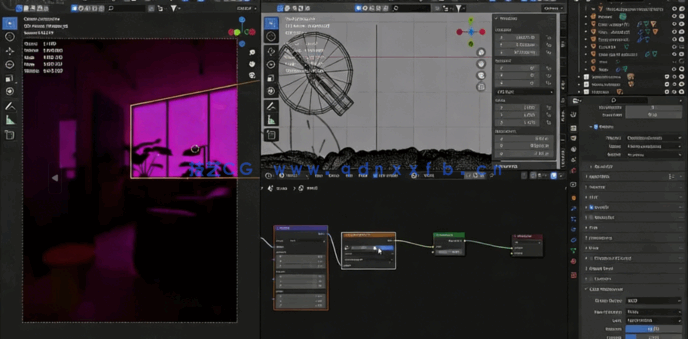 Blender室内建筑可视化效果制作流程视频教程(图2)