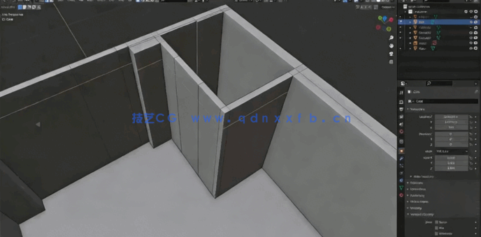 Blender室内建筑可视化效果制作流程视频教程(图4)