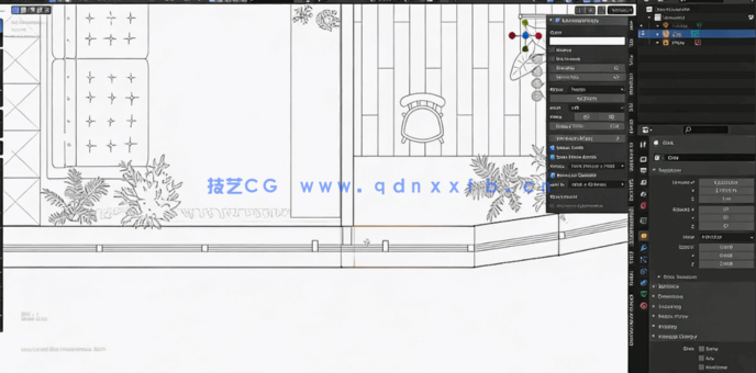 Blender室内建筑可视化效果制作流程视频教程(图5)
