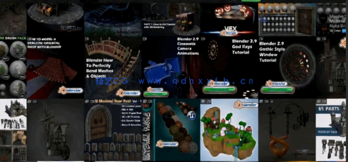 Blender与UE5中世纪绞刑架实例制作视频教程(图2)