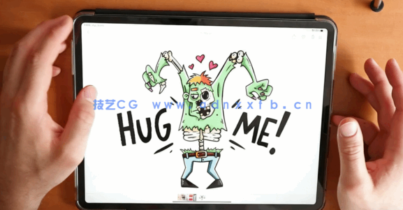 Procreate中使用PS修饰人像皮肤祛痘后期处理视频教程(图1)