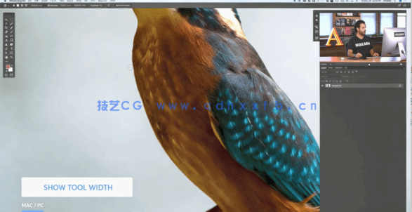PS中使用磁性套索工具选取图像过程视频教程(图4)