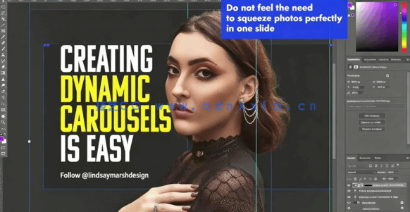 PS中级时尚排版设计无缝连续展示技巧视频教程(图1)