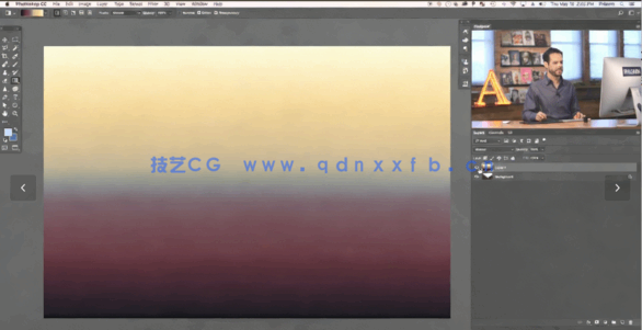 PS中为天空添加渐变色彩处理技巧视频教程(图1)