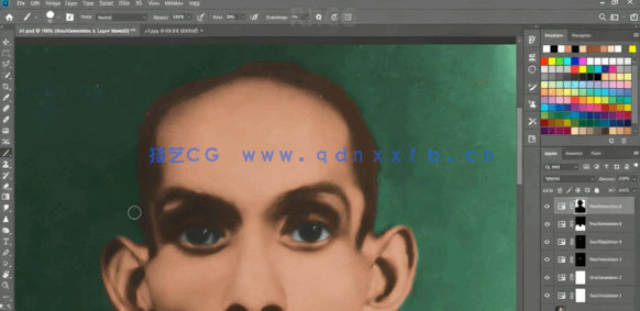 PS老旧破损照片后期修复还原技巧视频教程(图3)