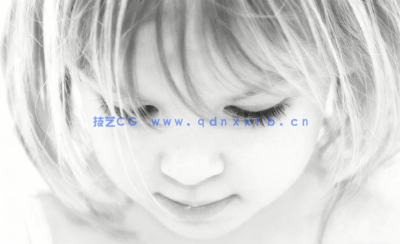 恐怖阴森黑白效果人像摄影后期修饰处理视频教程(图3)