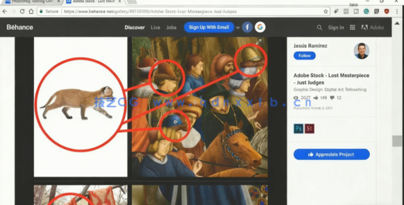 PS初学者使用蒙版工具图像后期处理制作网站素材视频教程(图1)