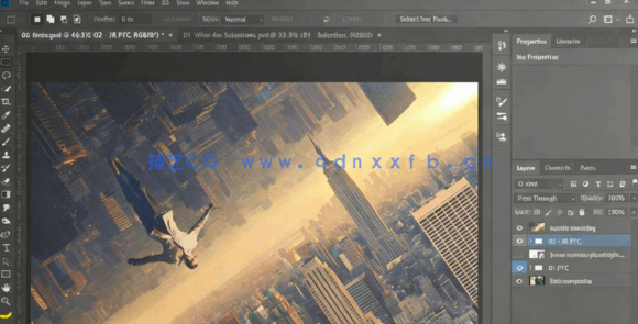 PS初学者使用蒙版工具图像后期处理制作网站素材视频教程(图4)