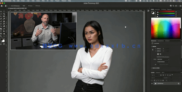 PS初学者修饰调整人像写真摄影图像后期处理视频教程(图5)