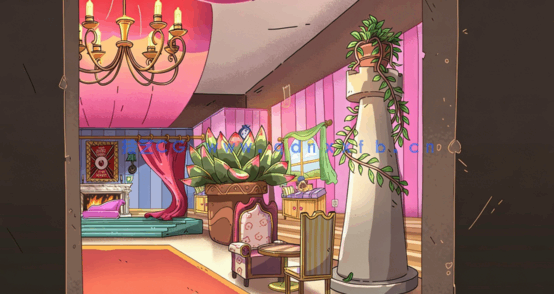 PS绘制卡通数字绘画效果动画背景工作流程视频教程(图1)