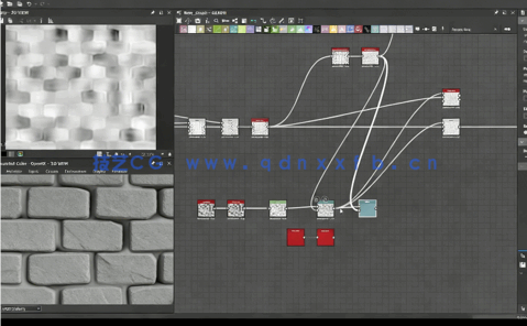Substance Designer旧砖块老砖头纹理制作视频课程(图3)