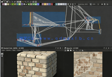 Substance Designer旧砖块老砖头纹理制作视频课程(图4)