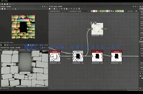 Substance Designer砖块杂草纹理制作视频课程(图2)