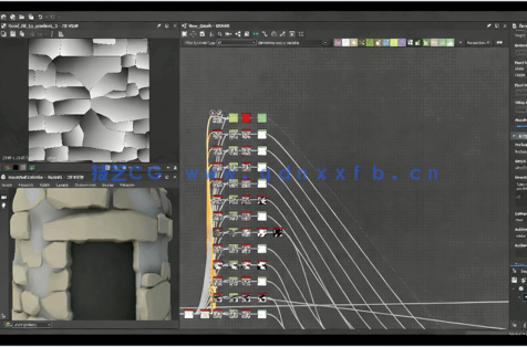 Substance Designer砖块杂草纹理制作视频课程(图6)