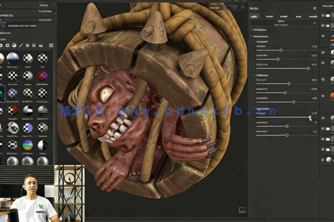 【中文字幕】Substance 3D Painter专业纹理贴图制作大师级视频课程(图1)