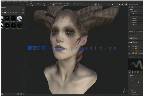 Substance Painter角色脸部纹理贴图制作大师级视频教程(图3)