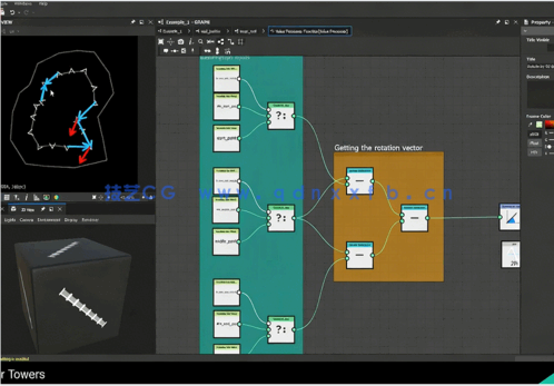 Substance Designer中世纪城市地形和树木制作工作流程视频教程(图3)