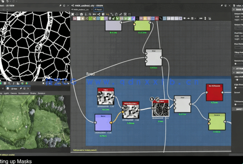 Substance Designer中世纪城市地形和树木制作工作流程视频教程(图5)