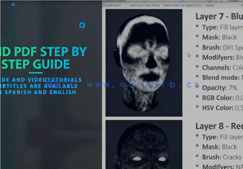 Substance Painter逼真人物角色皮肤纹理制作流程视频教程(图3)
