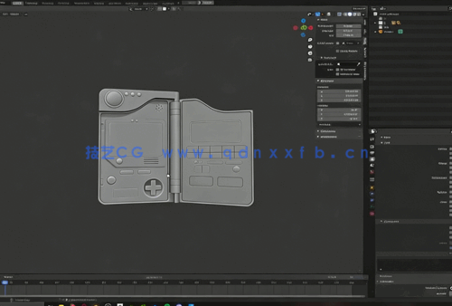 【中文字幕】Blender与Substance Painter游戏资产模型与纹理制作视频教程(图1)
