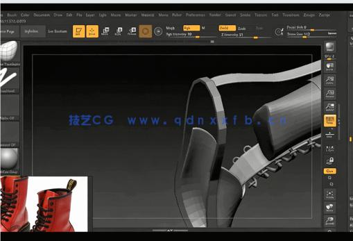 Substance Painter真是逼真皮革材质实例制作视频教程(图1)