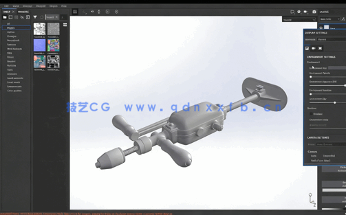 Substance Painter逼真破旧工具纹理游戏资产制作视频教程(图1)