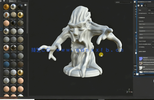 Substance Painter树人纹理贴图绘制训练视频教程(图3)