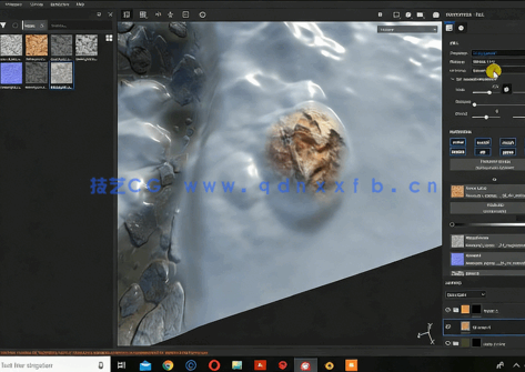 Substance Painter地面墙壁岩石纹理实例制作视频教程(图3)