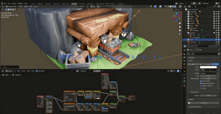 Blender手绘纹理贴图核心j技术视频教程(图4)