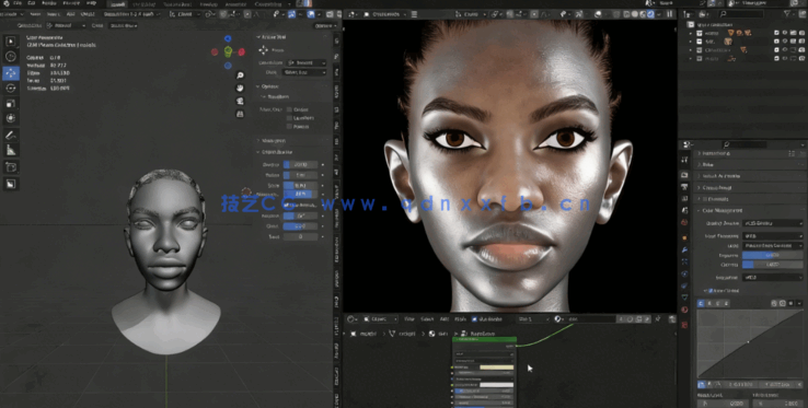 Blender逼真高质量3D角色完整制作工作流程视频教程(图5)