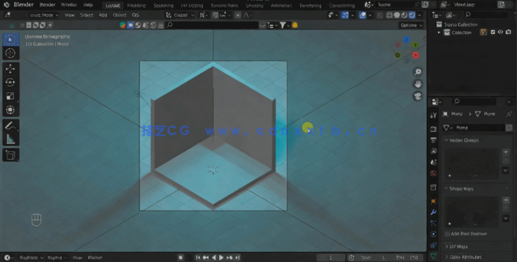 Blender制作XR扩展现实3D环境场景视频教程(图2)