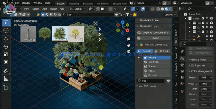 Blender制作XR扩展现实3D环境场景视频教程(图5)