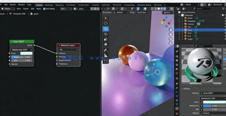 Blender逼真自然材质制作核心技术视频教程(图2)