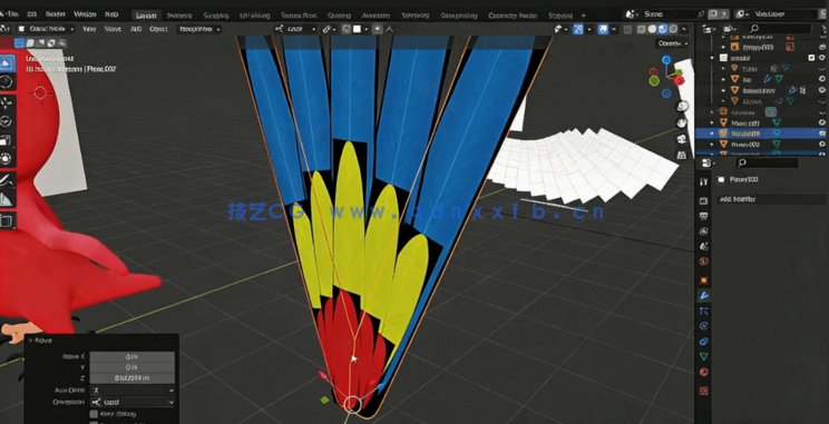 Blender从零开始学习鹦鹉角色制作完整流程视频教程(图5)