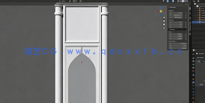 Blender留声机掌机落地钟吉他实例制作视频教程(图4)