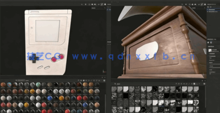 Blender留声机掌机落地钟吉他实例制作视频教程(图5)