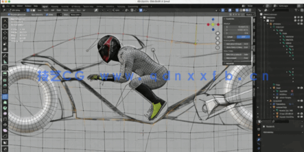 Blender未来科幻赛车概念设计制作流程视频教程(图6)