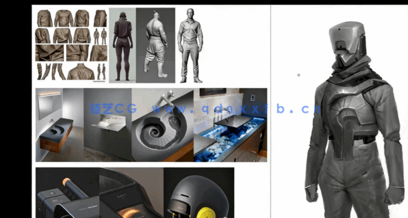  PS不同素材收集构成创意设计数字绘画工作流程视频教程(图5)