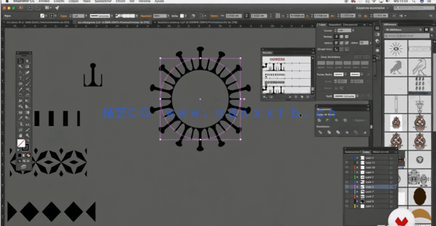 【中文字幕】Illustrator排线阴影数字绘画技法视频教程(图3)