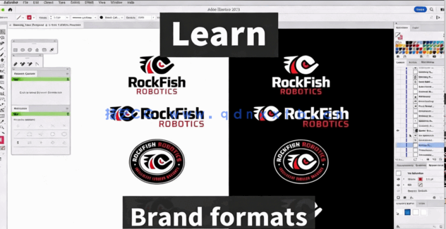 【中英双语】Logo标志设计全面核心技术训练视频教程 (图1)