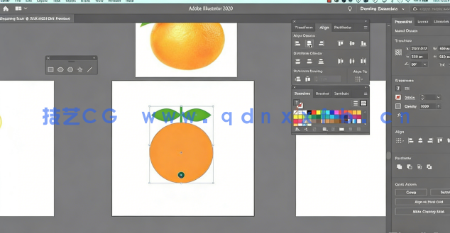  AI初学者创建简单可爱矢量图形元素工作流程视频教程(图1)