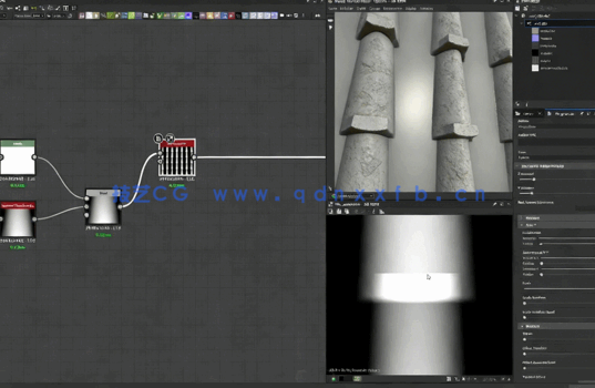 Substance Designer屋顶砖瓦纹理贴图制作工作流视频教程(图3)