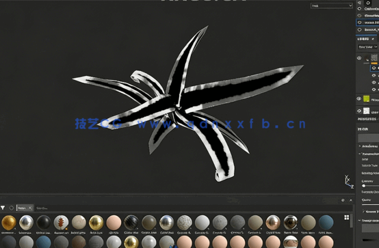 Substance Painter袖珍微缩场景模型纹理制作视频教程(图3)